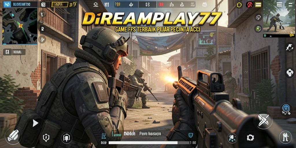 Gameplay menegangkan di <strong>DREAMPLAY77</strong> dengan berbagai aksi menembak.