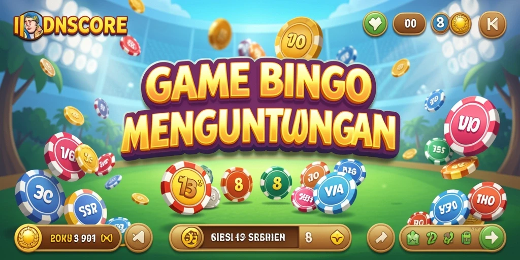 Tampilan menarik gameplay Bingo IDNSCORE yang seru.