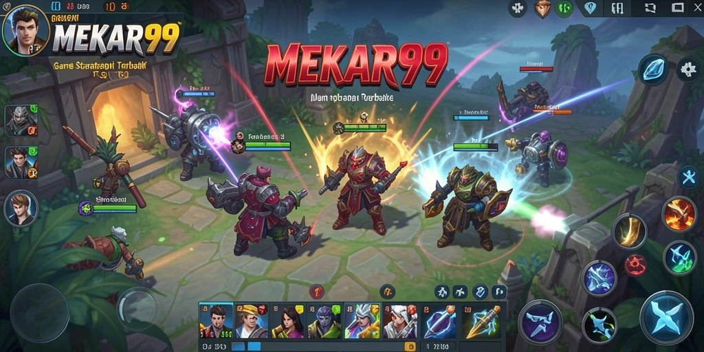 Gameplay menarik dalam MEKAR99 yang menantang strategi Anda.