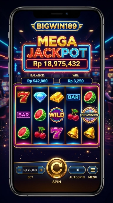 Tampilan aplikasi bigwin189 dengan berbagai pilihan fitur.